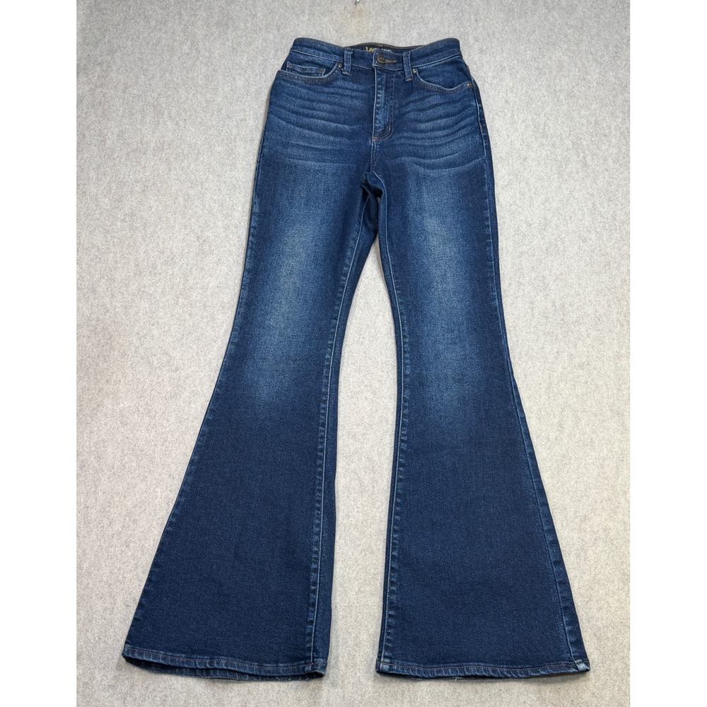 Lee Jeans Women 25 High Rise Flare Blue Boho Retro Western Indie Coastal Cowgirl